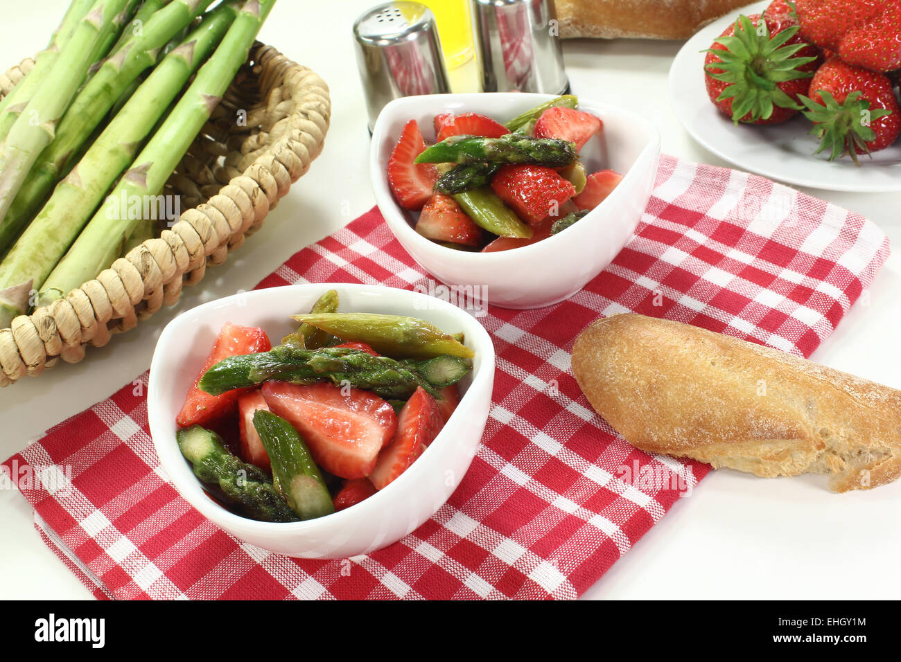 asparagus salad Stock Photo