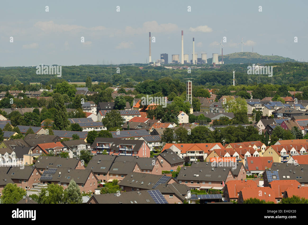 Ruhrgebiet in Germany Stock Photo