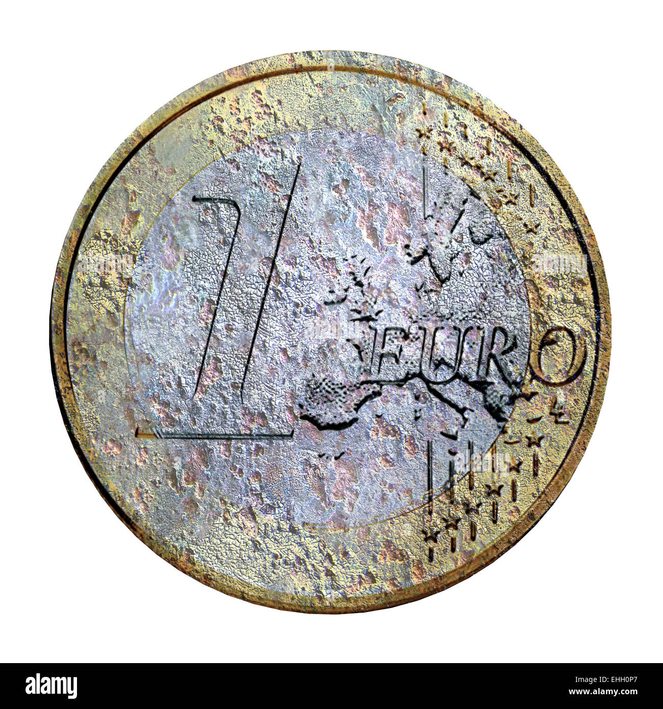 Euro Crisis Stock Photo