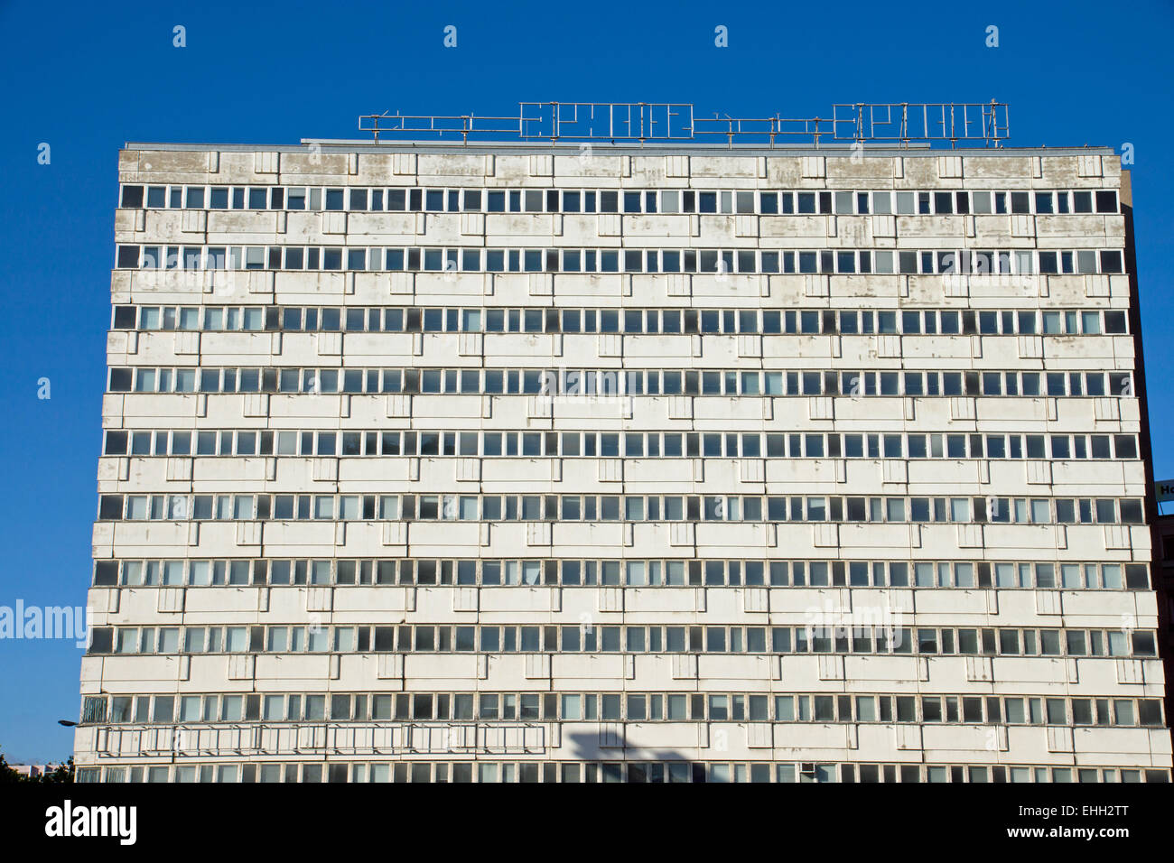 Empty apartment building in Berlin Stock Photo