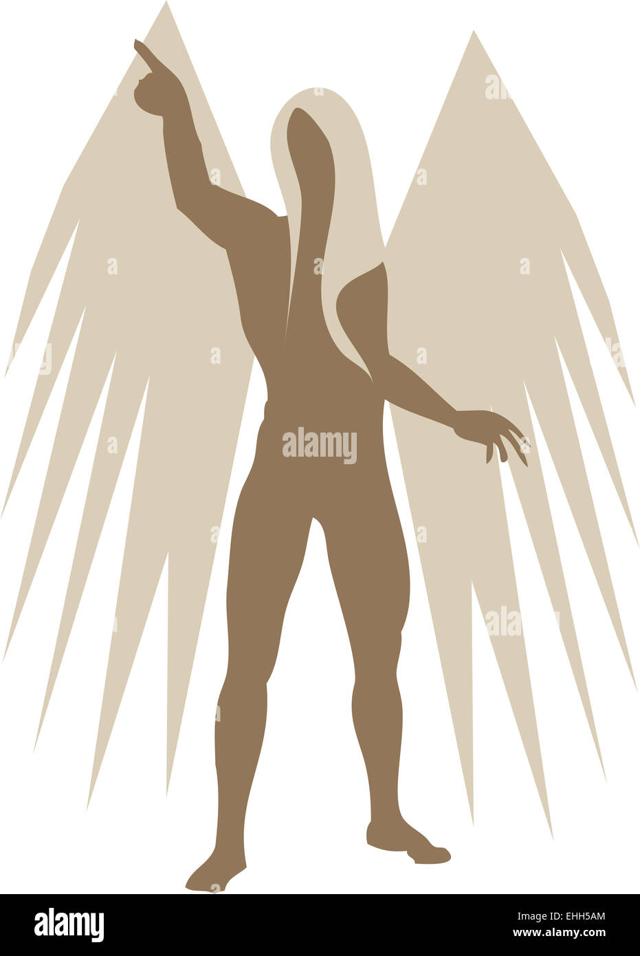 Monochrome angel Cut Out Stock Images & Pictures - Alamy