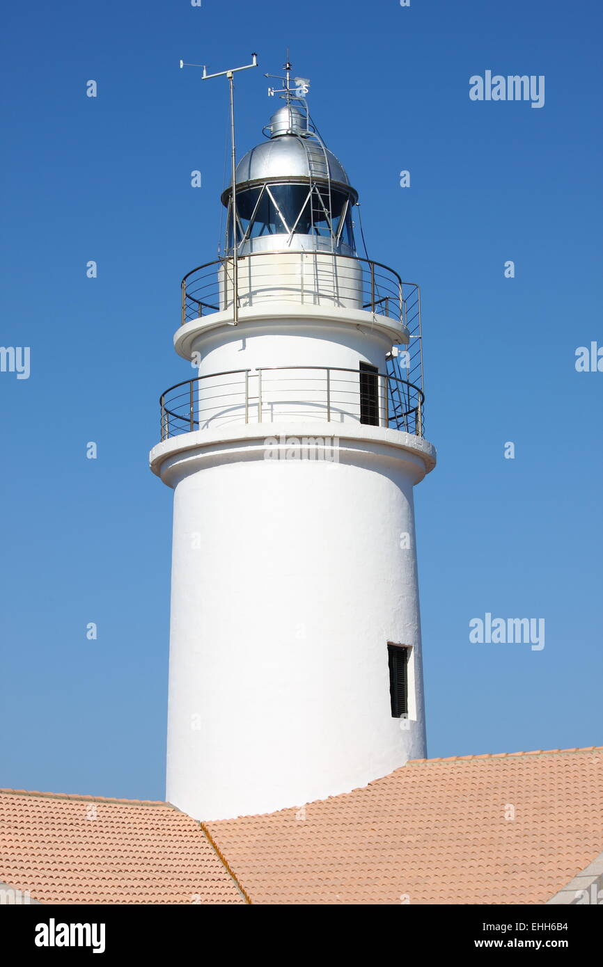 Cap de Capdepera Lighthouse Stock Photo