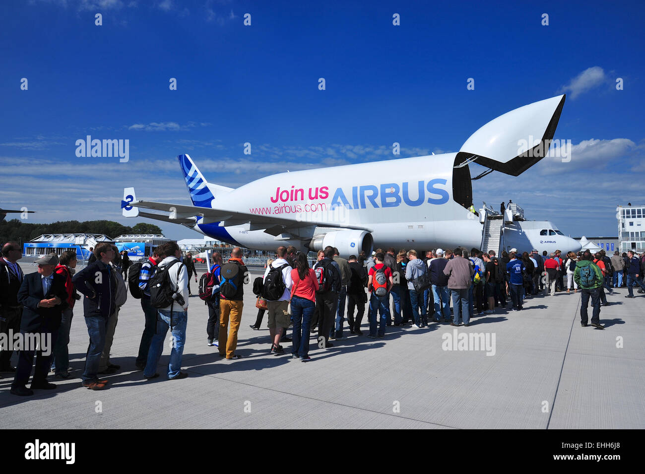 Airbus Beluga auf der ILA Berlin-Brandenburg Stock Photo