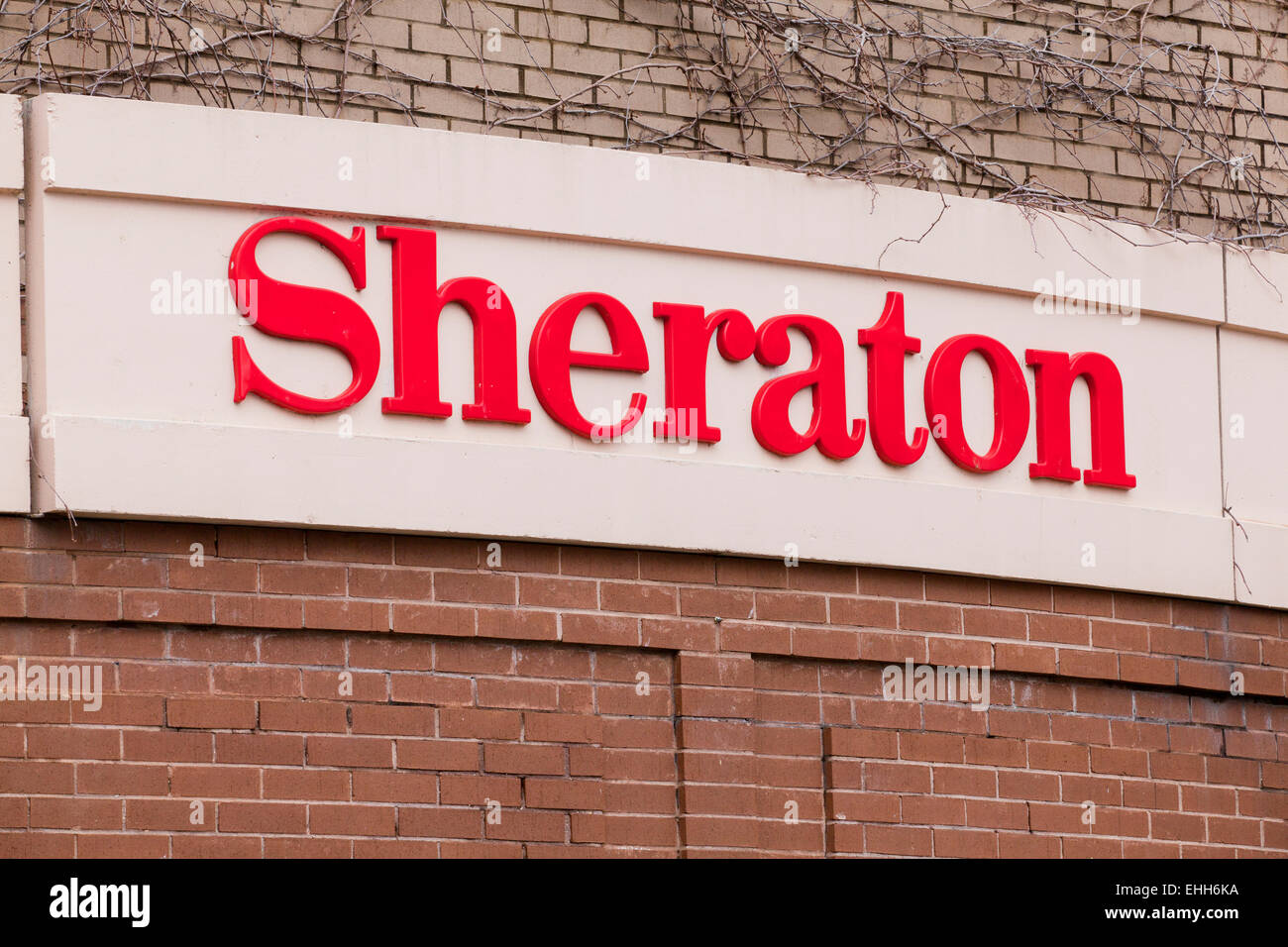 Sheraton hotel sign - USA Stock Photo