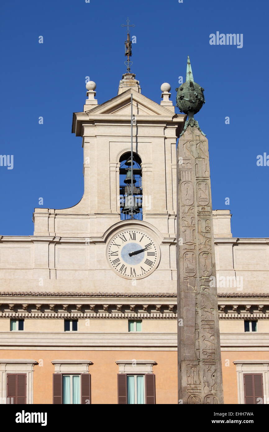 Montecitorio palace Stock Photo