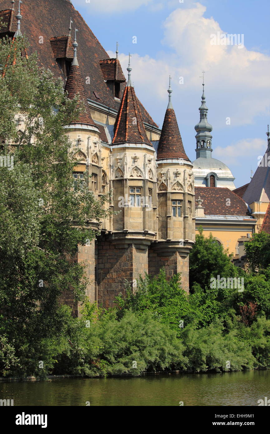 vajdahunyad-castle-in-budapest-stock-photo-alamy