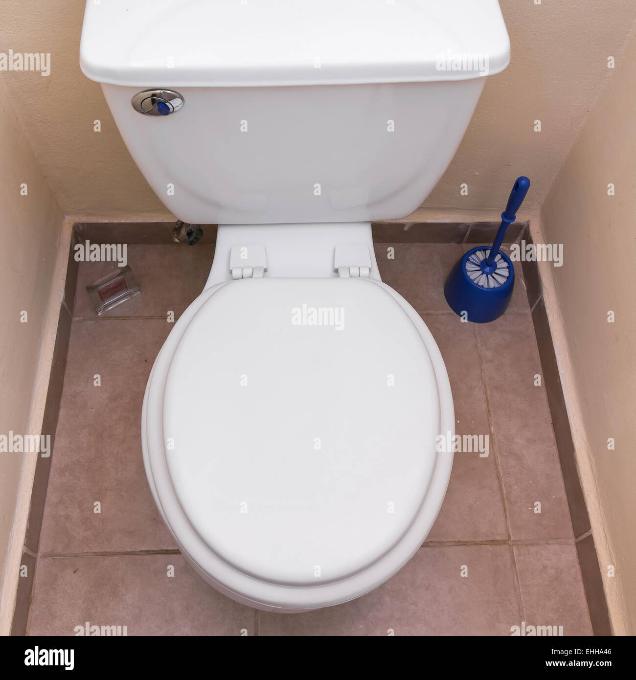 White toilet bowl in a bathroom interior Stock Photo - Alamy