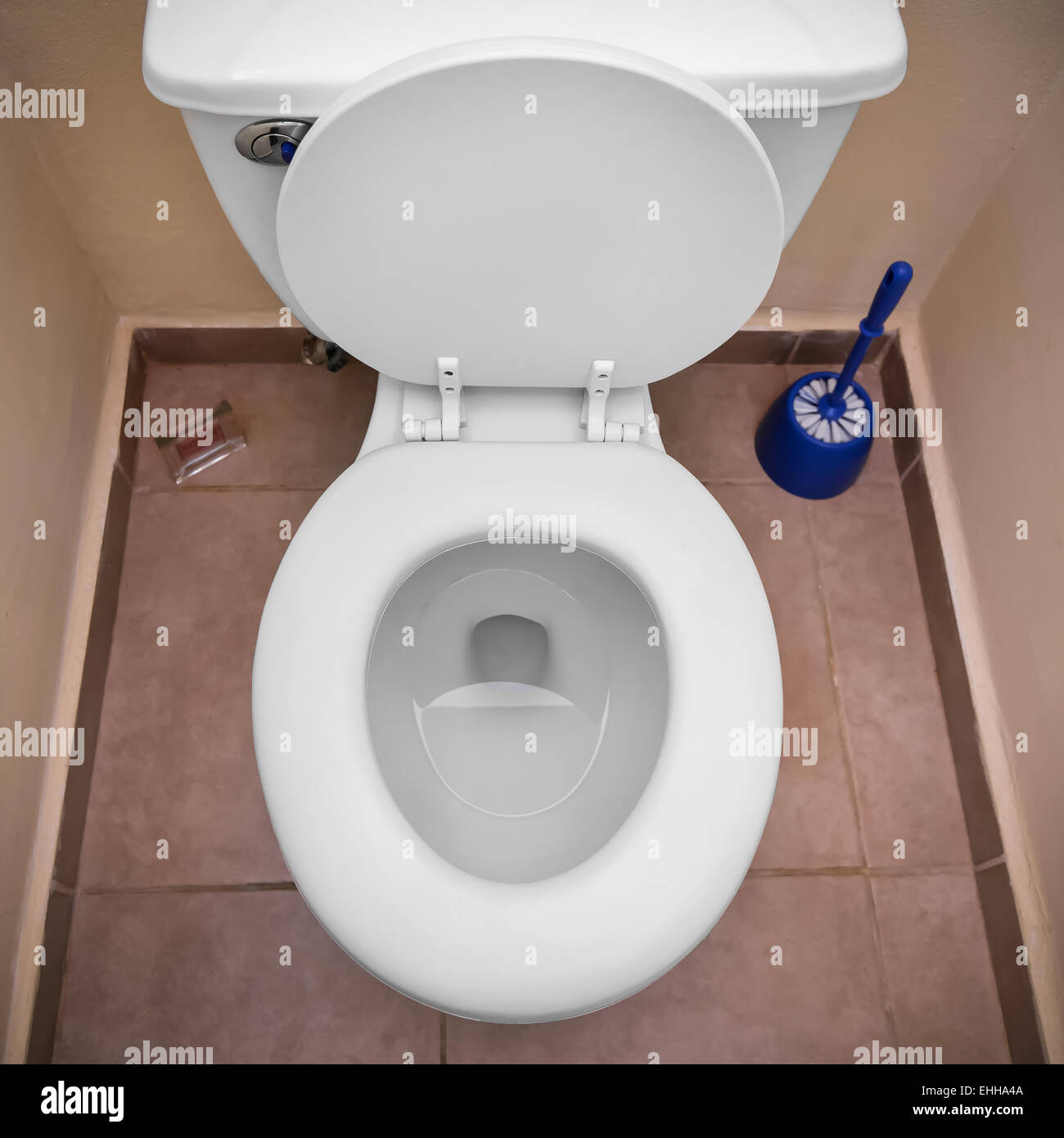 White toilet bowl in a bathroom interior Stock Photo - Alamy