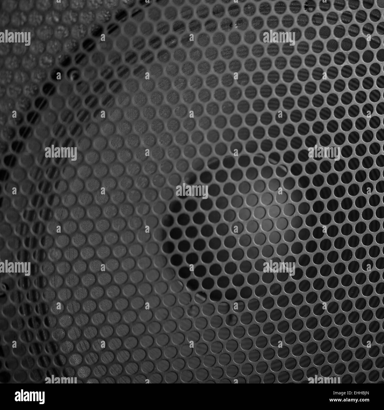 Sound Speaker grill texture. Macro shot Stock Photo Alamy