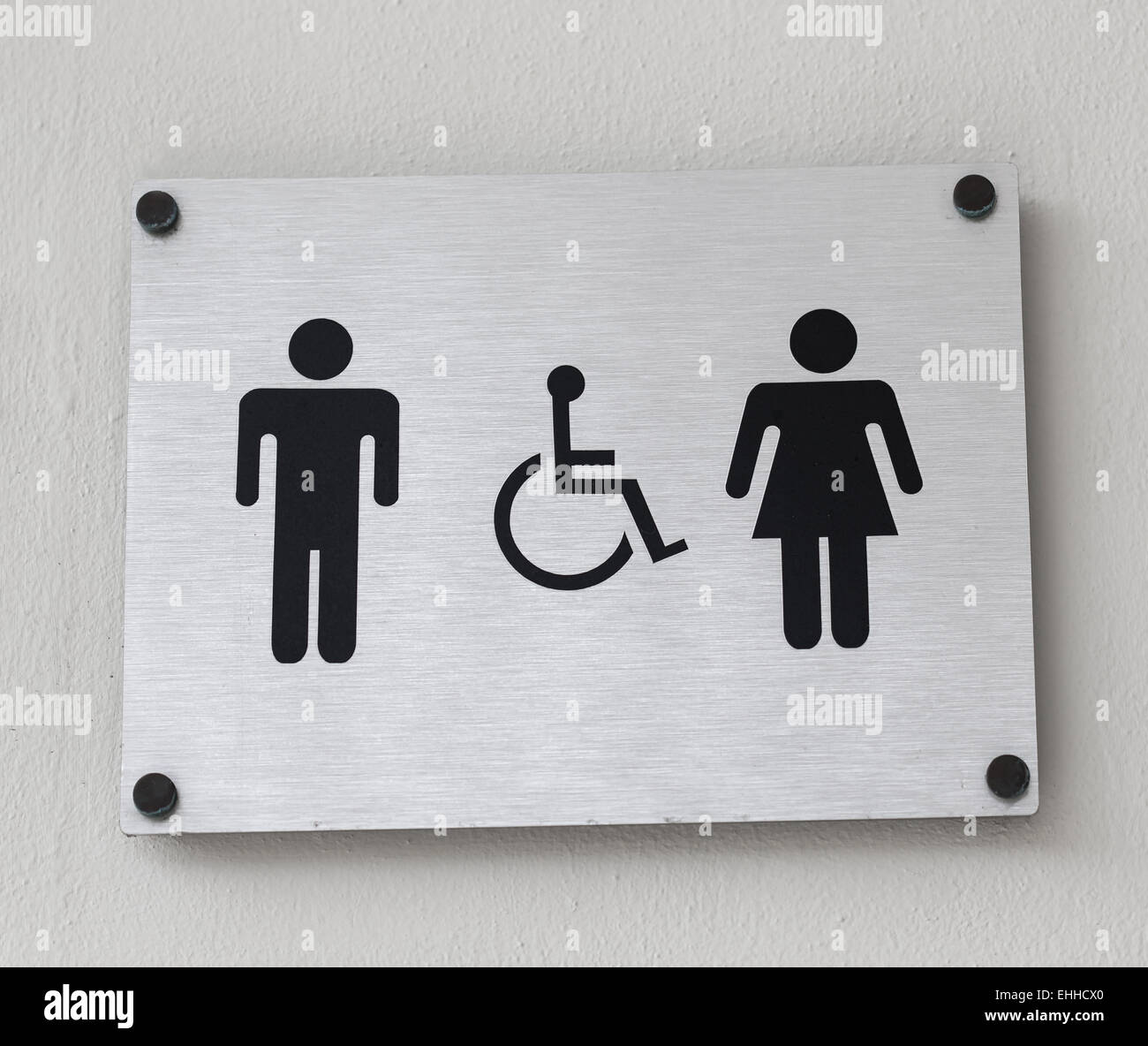 Symbol of a public toilet Stock Photo Alamy