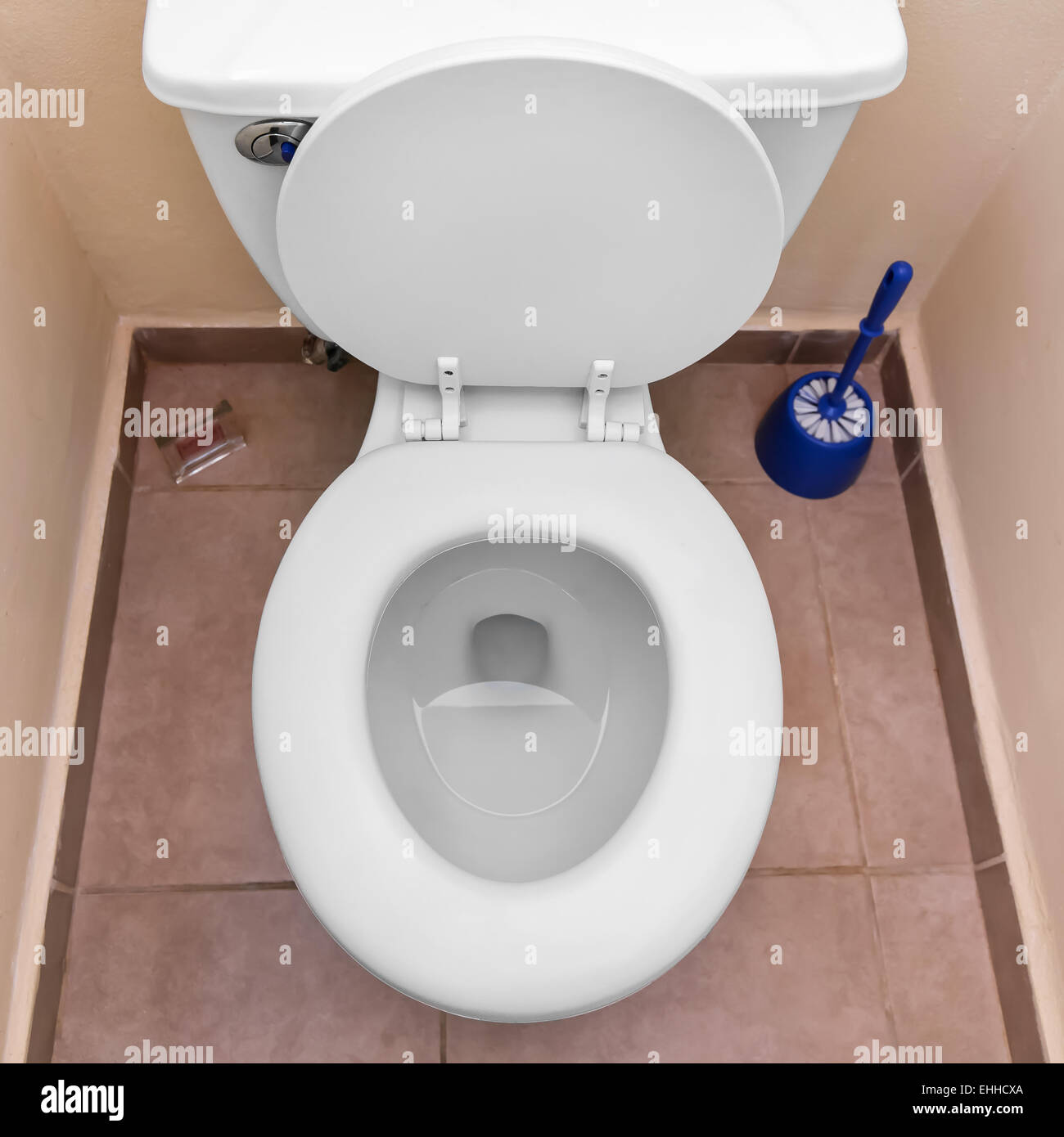 White toilet bowl in a bathroom interior Stock Photo - Alamy