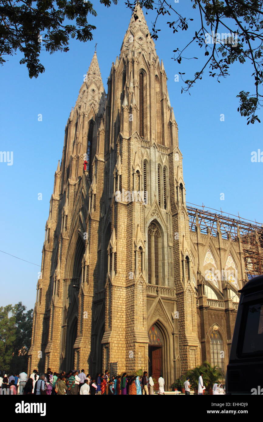 St. Philomena's Church, Mysore, karnataka state, India Stock Photo