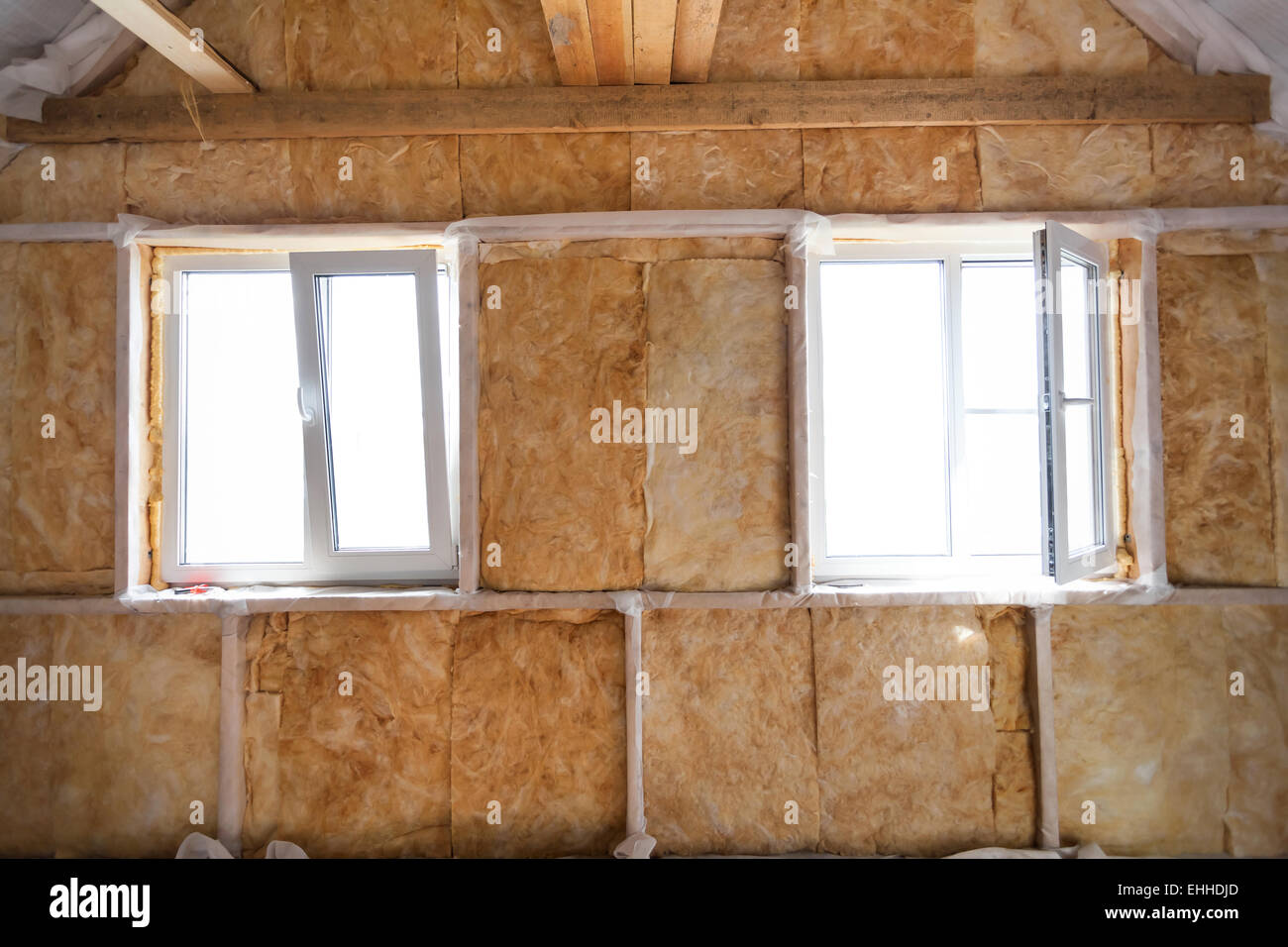 Mineral rock wool insulation material close-up for background Stock Photo -  Alamy