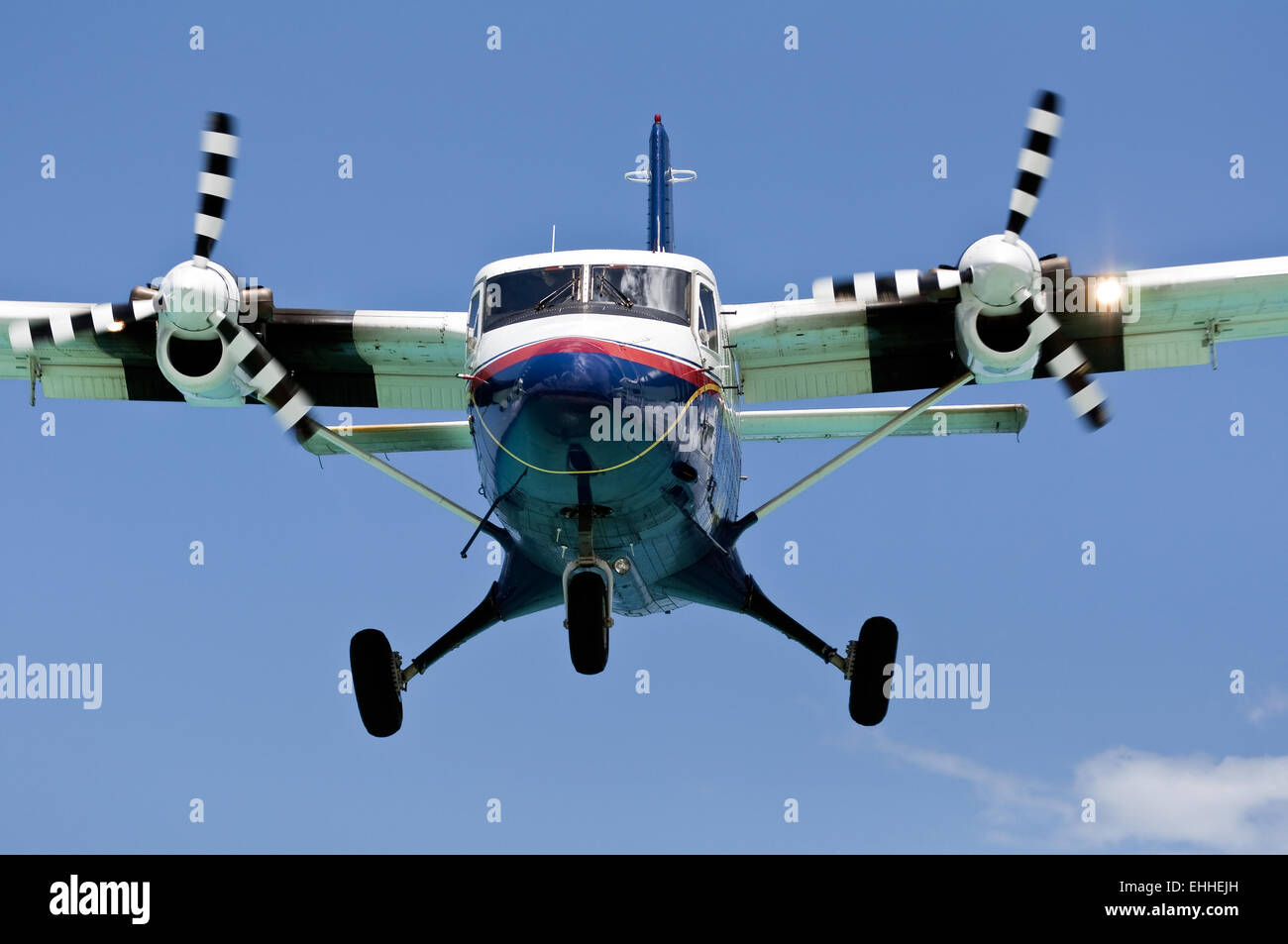 Turboprop passenger airplane Stock Photo - Alamy