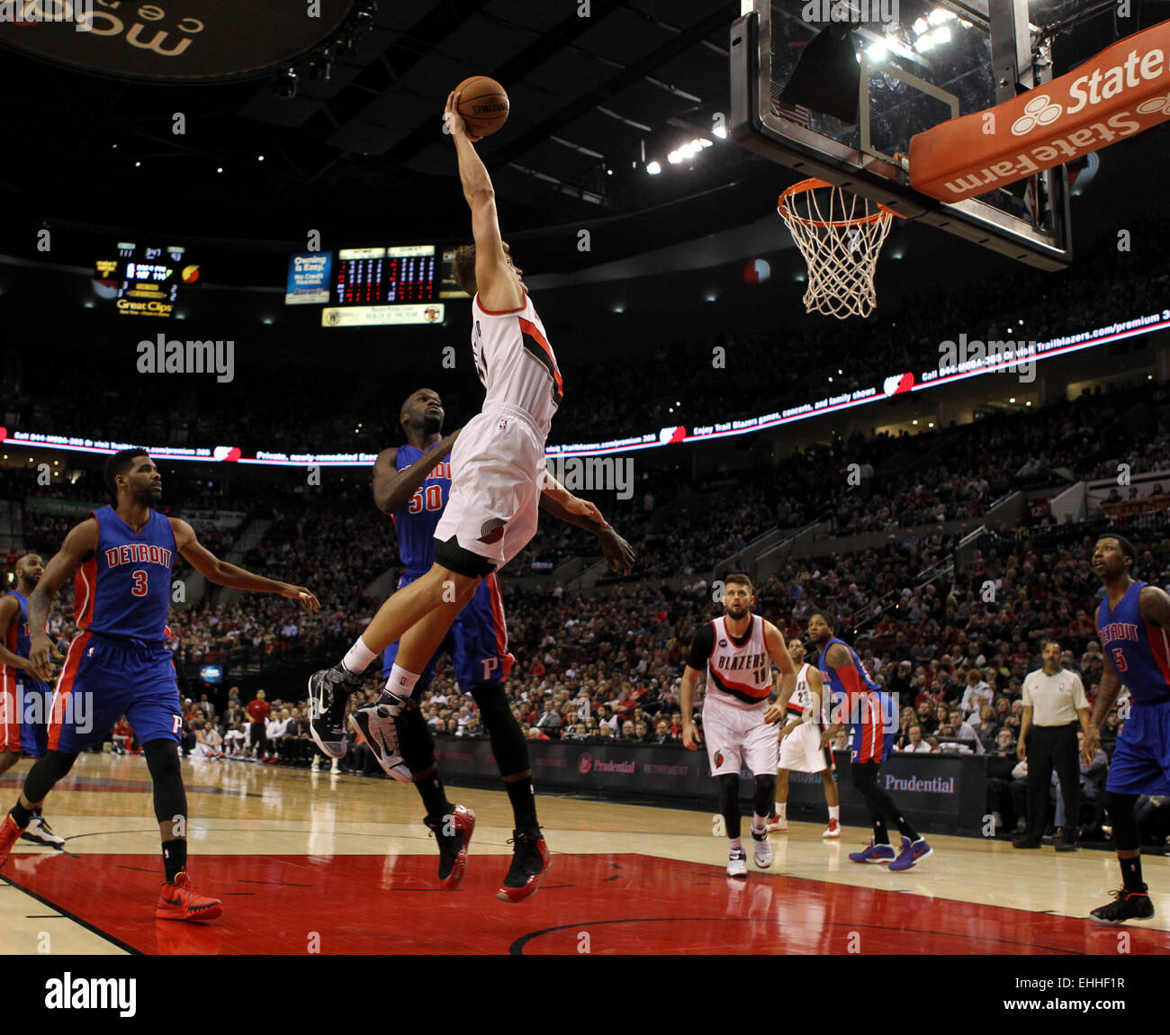 Portland trail blazers meyers leonard hi res stock photography and images Alamy
