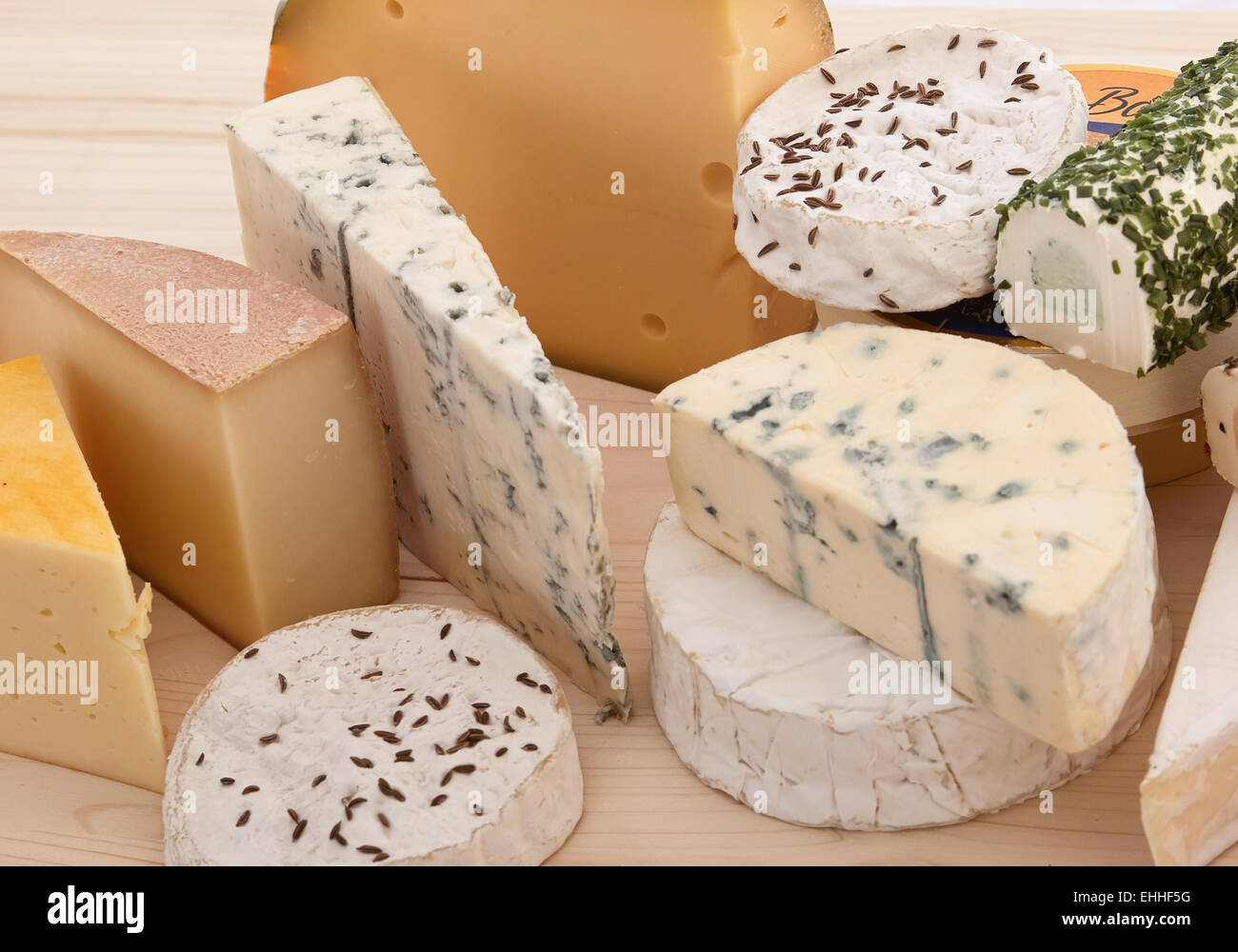 many cheese kinds Stock Photo Alamy