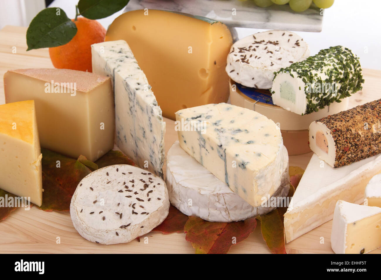 many cheese kinds Stock Photo Alamy