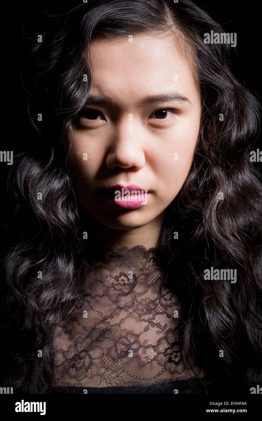 Young japanese women long hair hi-res stock photography and images - Alamy