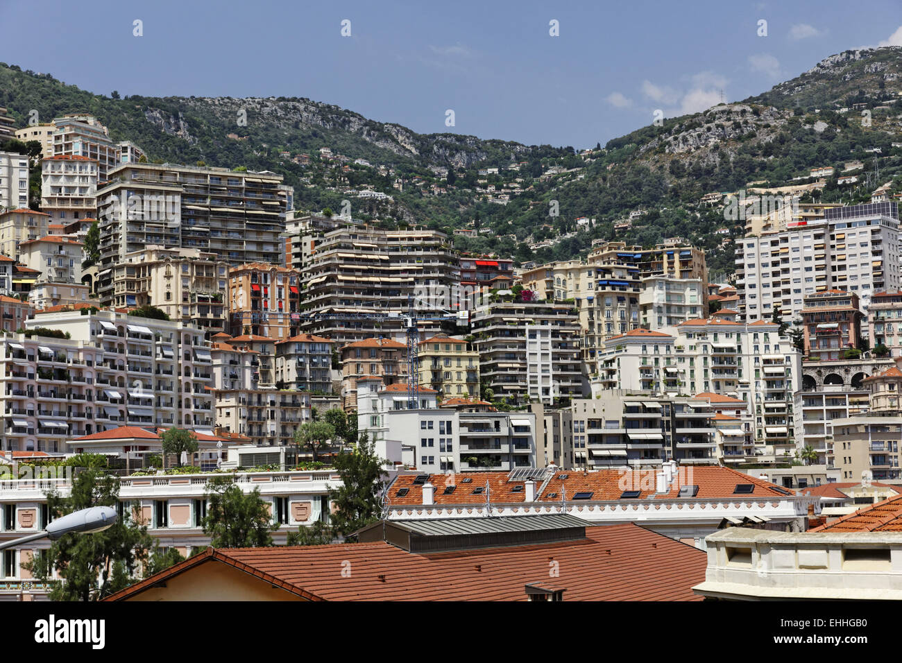 Monaco buildings Stock Photo