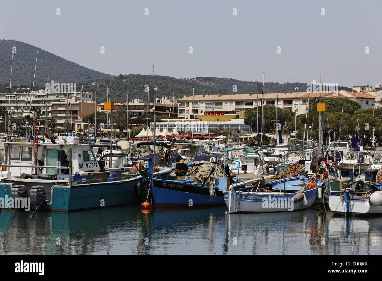 Sainte-Maxime, harbor, Golfe de Saint-Tropez Stock Photo