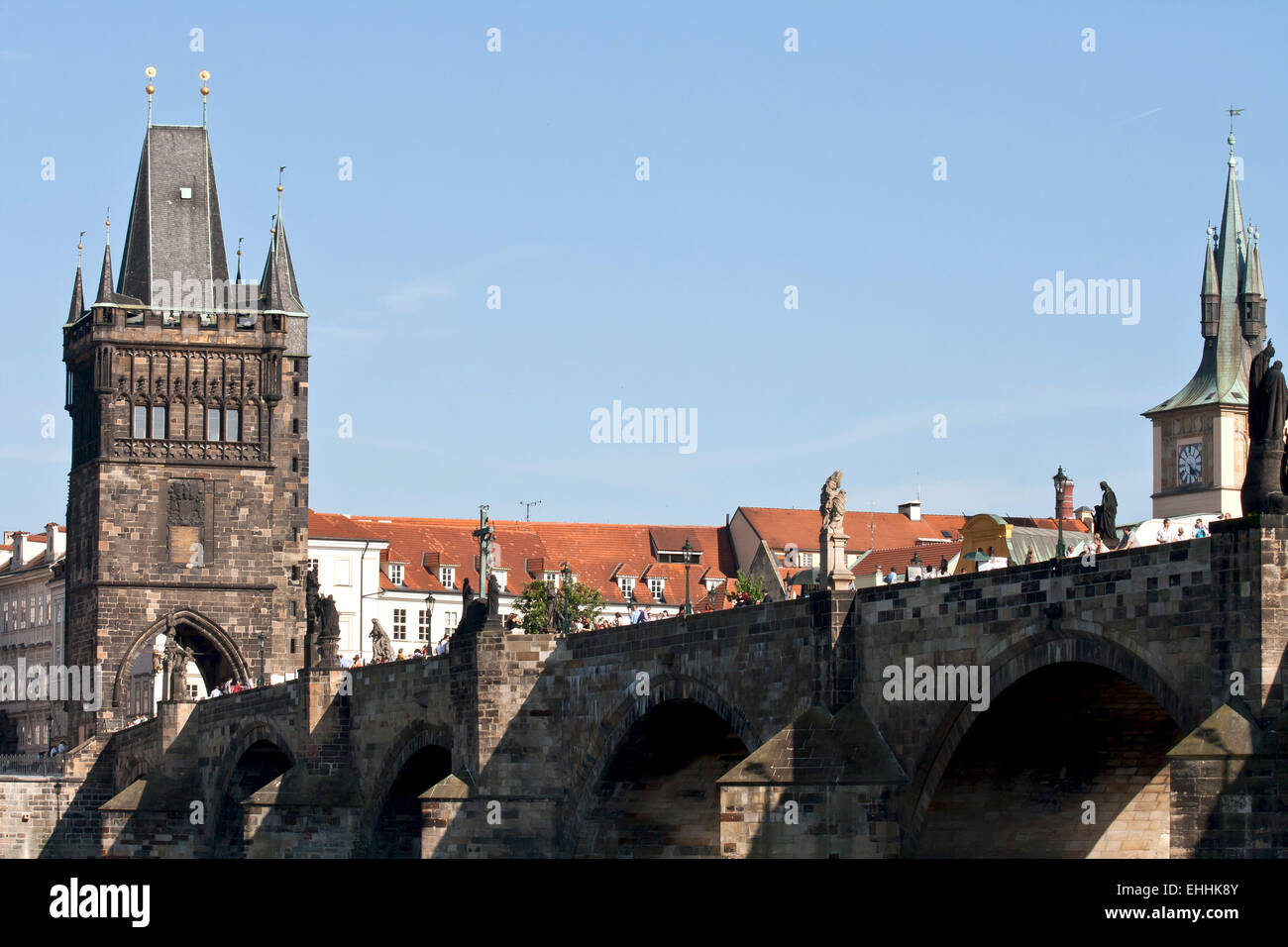 Charles Bridge Prague Stock Photo