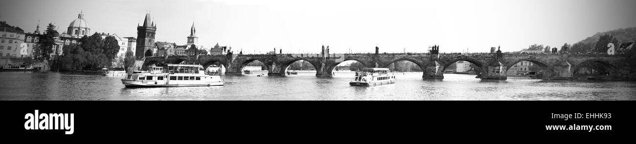 Charles Bridge Prague Stock Photo