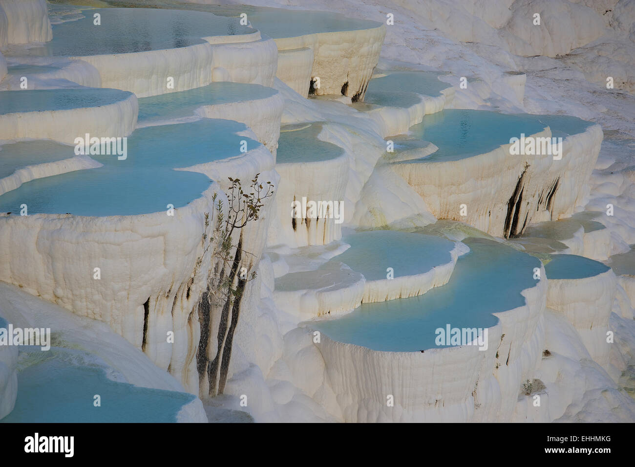 Sinter Land Sinter terraces in Pamukkale Stock Photo - Alamy