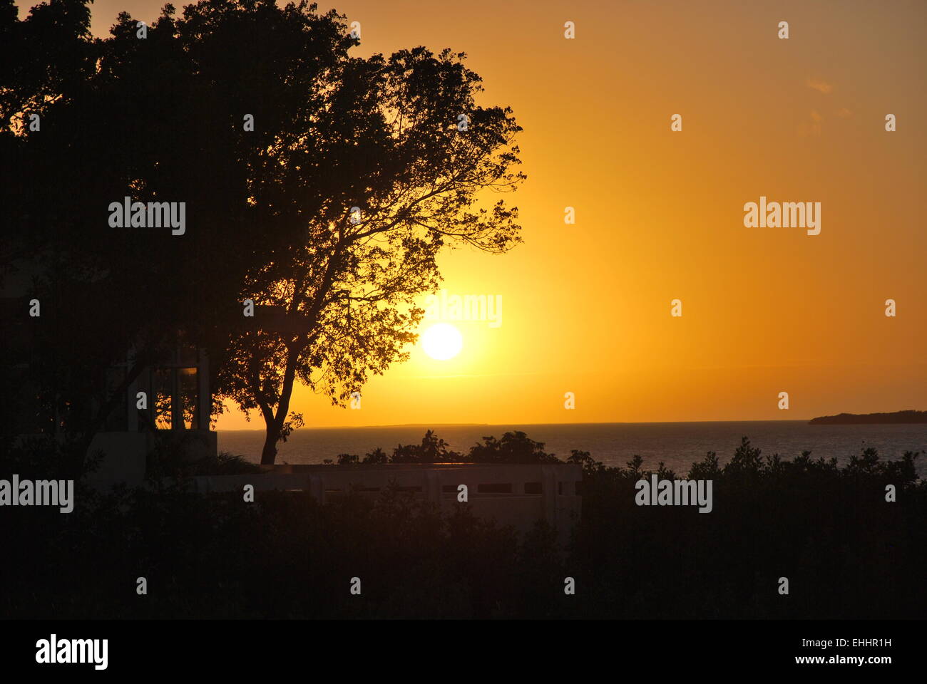 Key Largo Sunset Stock Photo Alamy