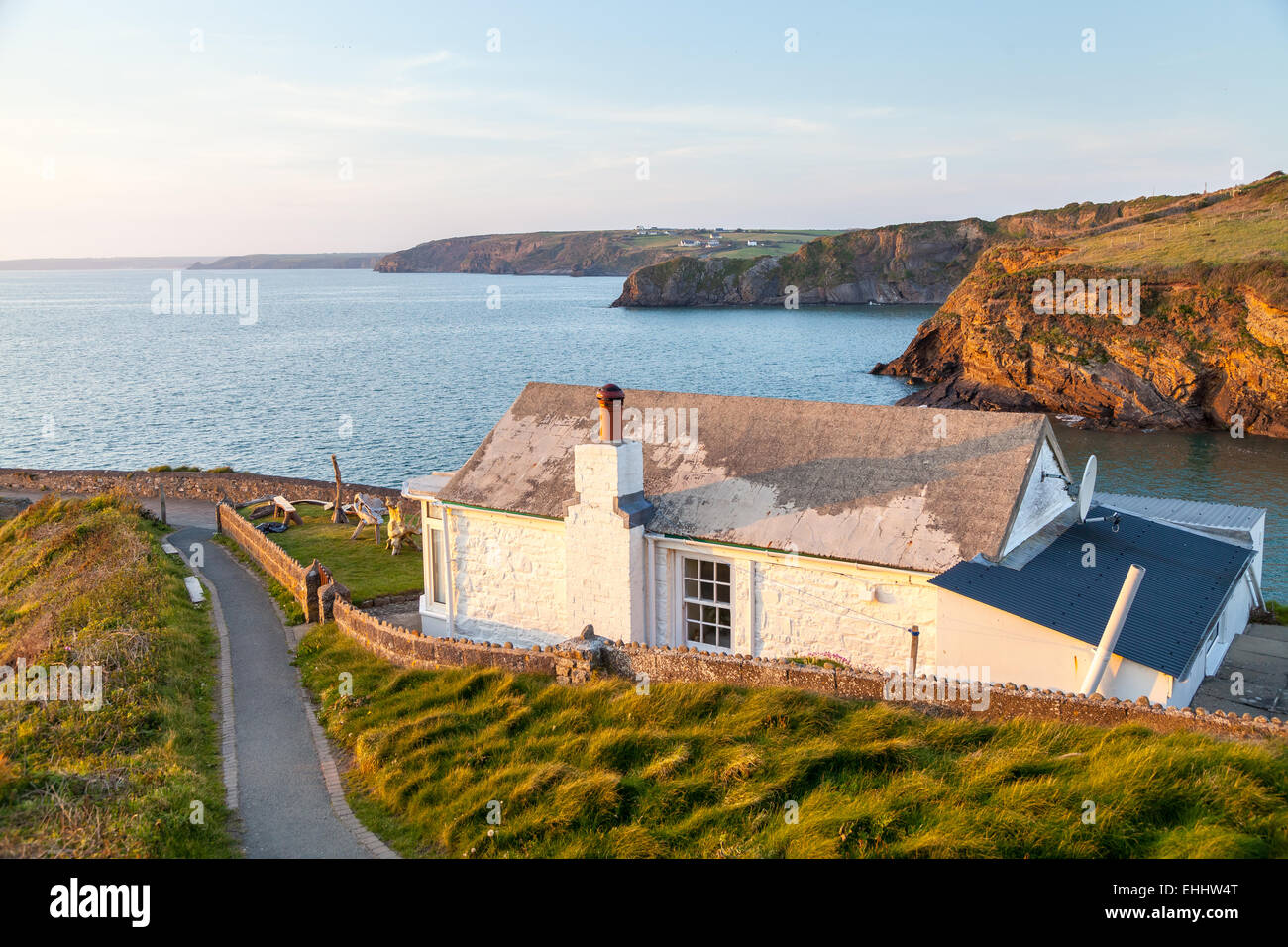 Little Haven and St Brides Bay Stock Photo