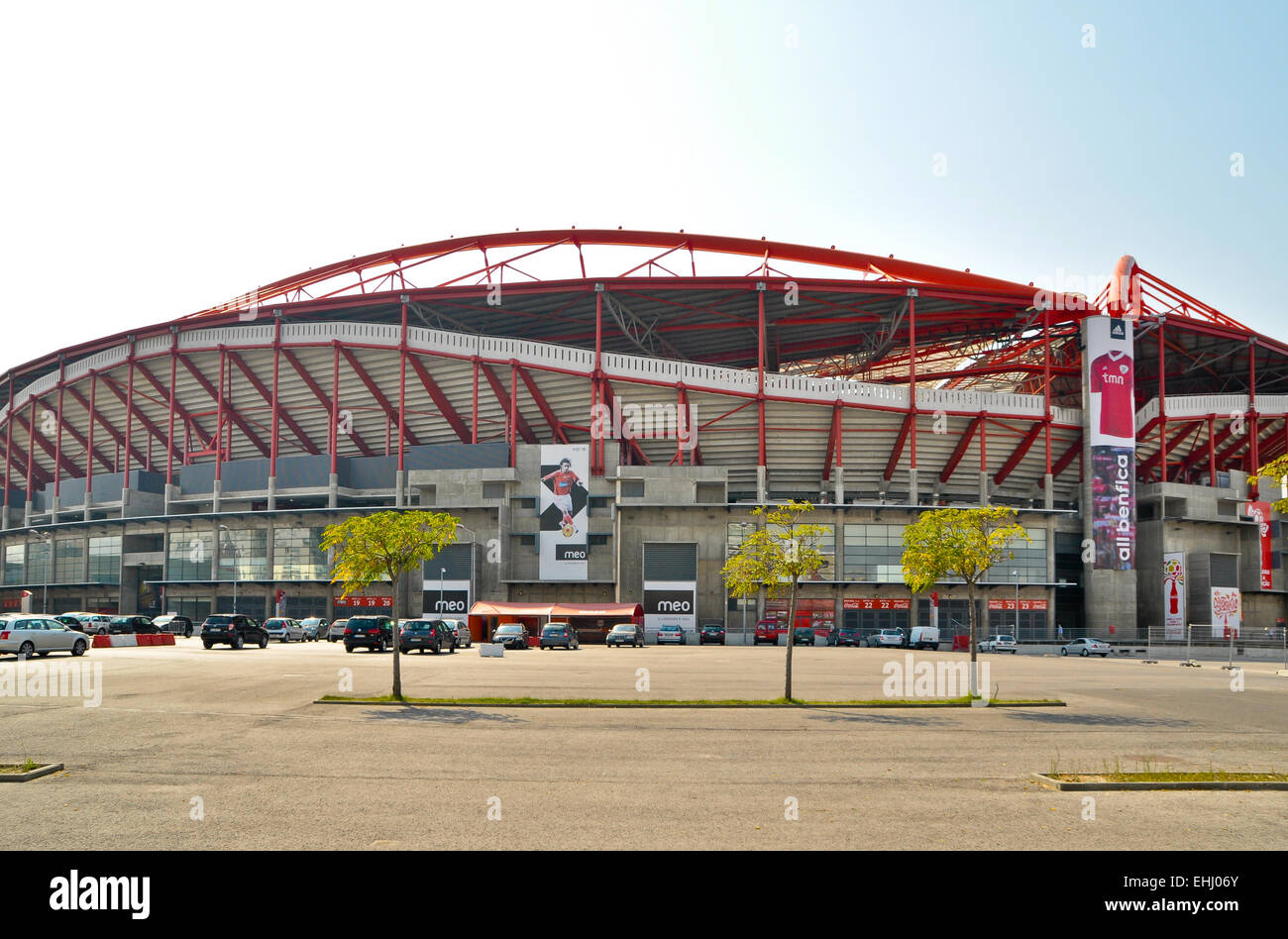 Stadium Benfica Lisbon Stock Photo