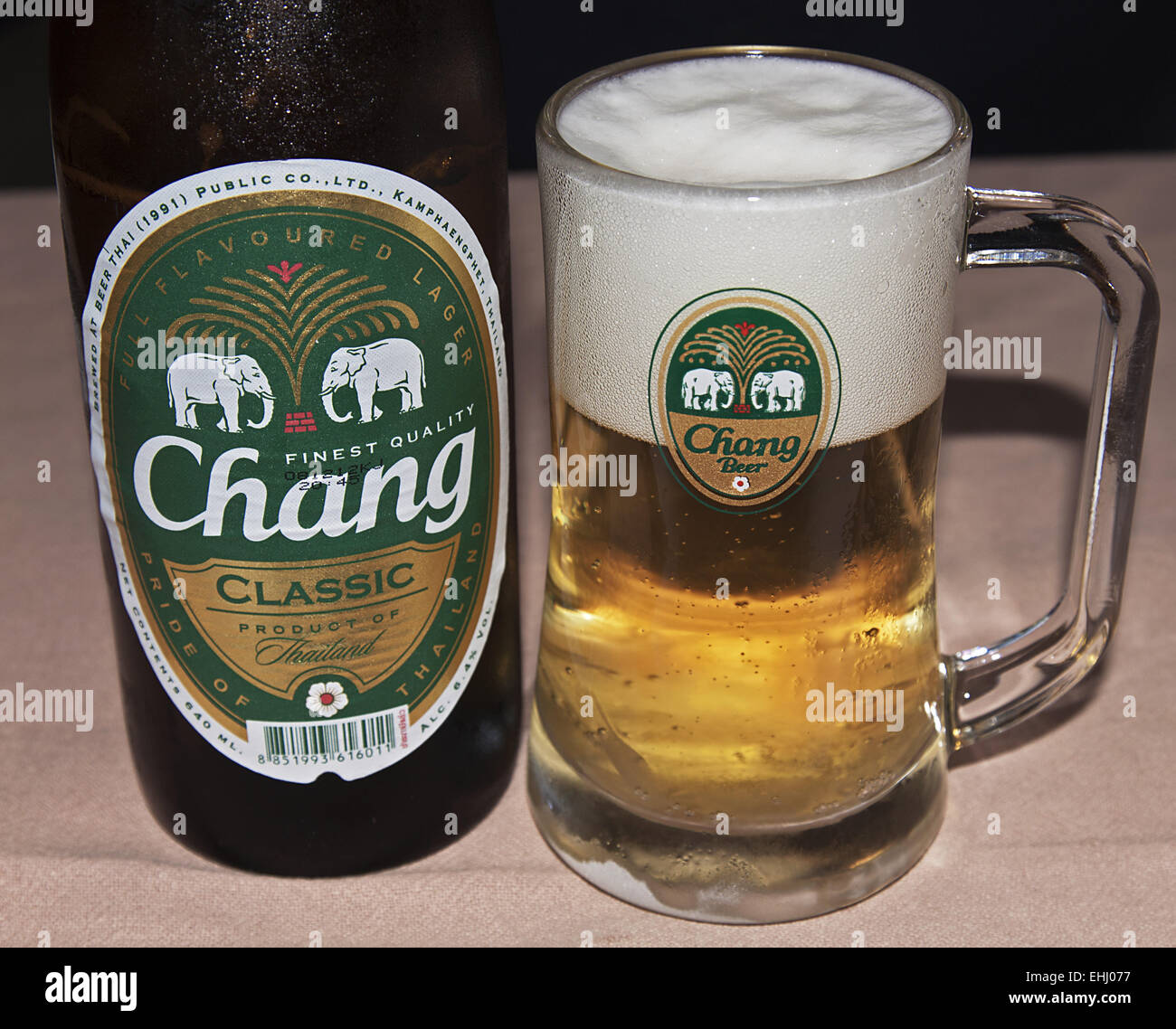 Chang Beer Stock Photo