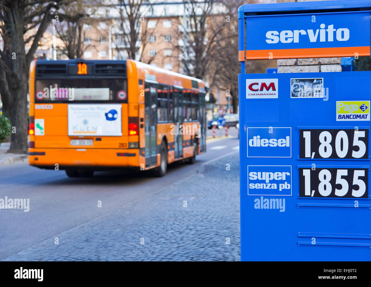 Gas Station Stock Photo