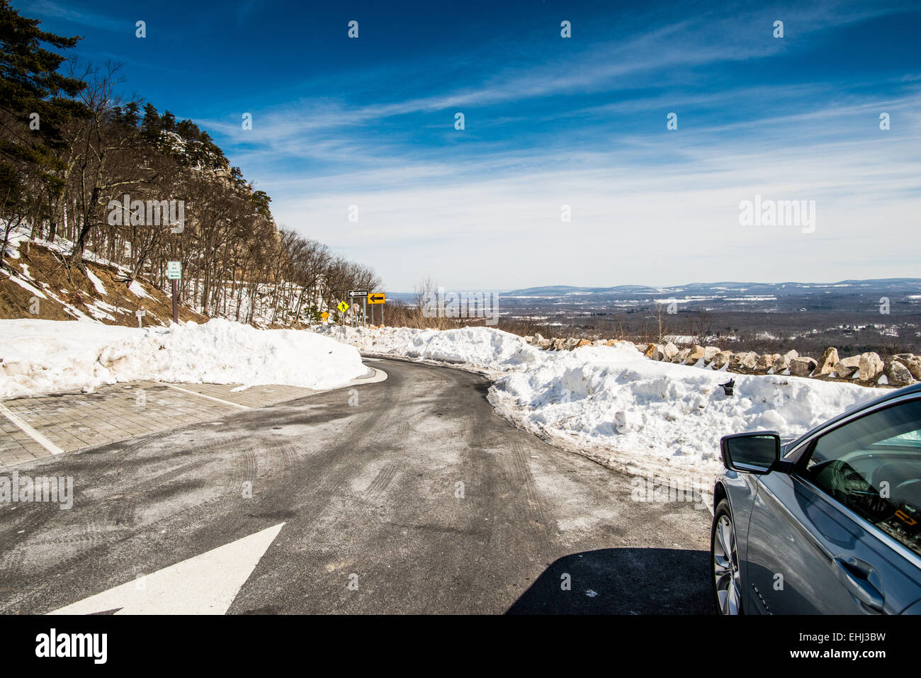 Cirrus over winter trees hires stock photography and images Alamy