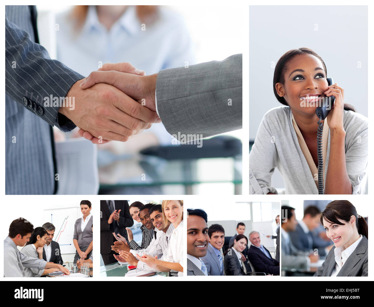 Set of image with business people at work Stock Photo - Alamy