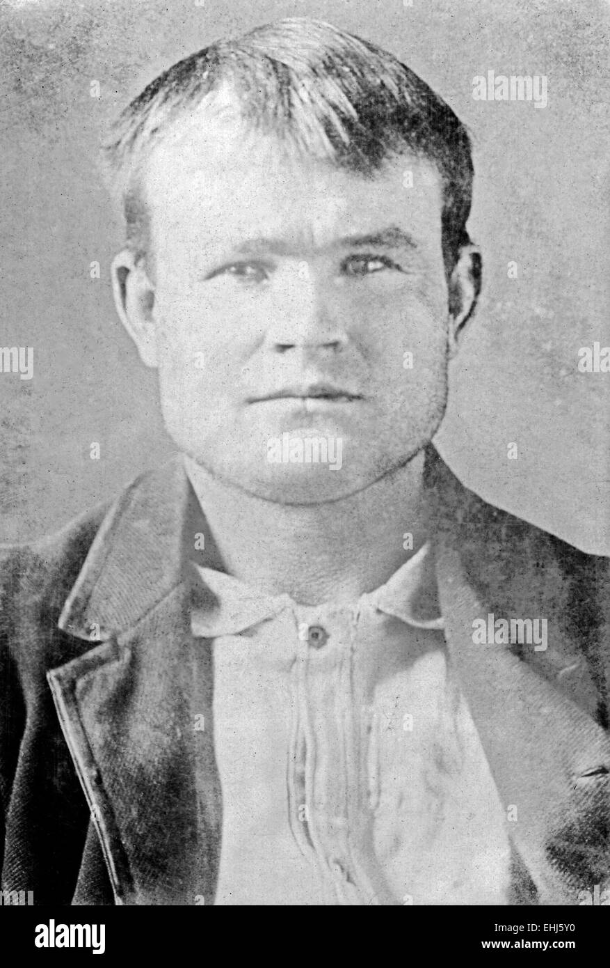 Butch Cassidy, Robert LeRoy Parker, alias Butch Cassidy Stock Photo