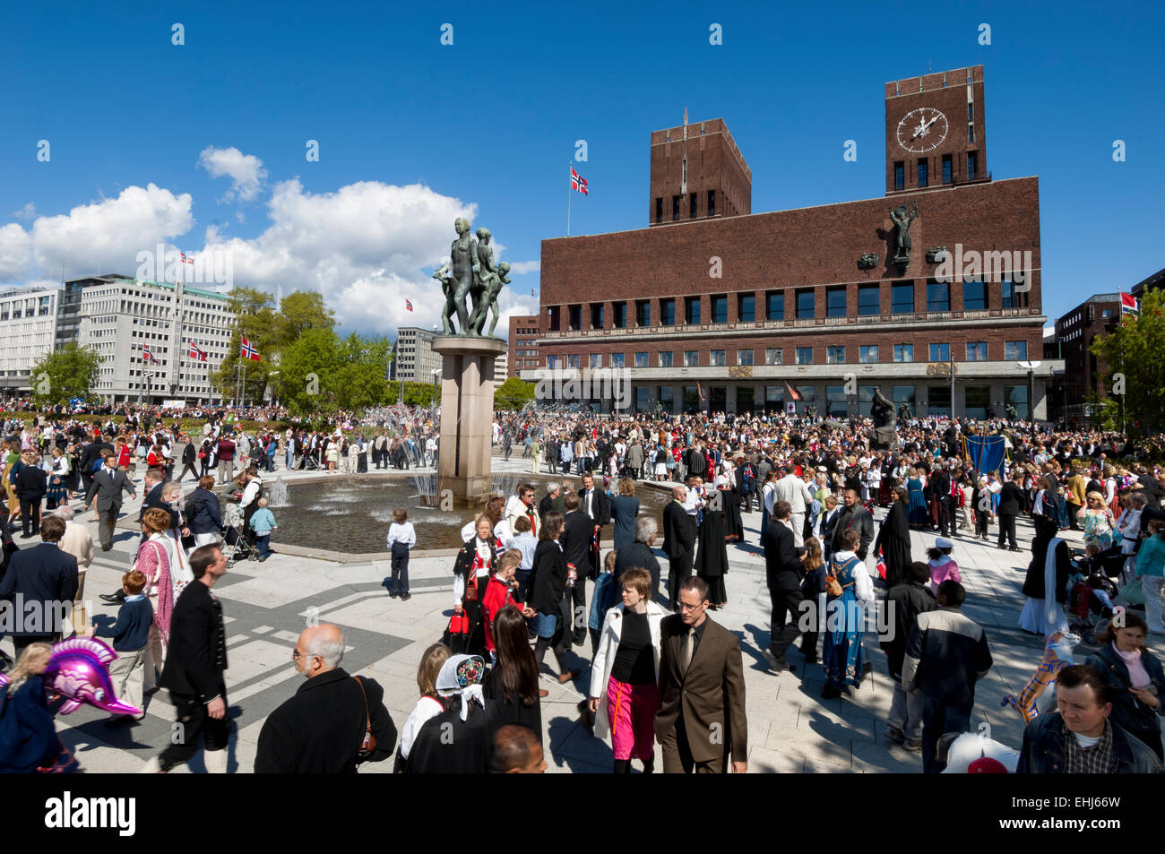 Norwegians celebrate National Day May 17th Stock Photo Alamy