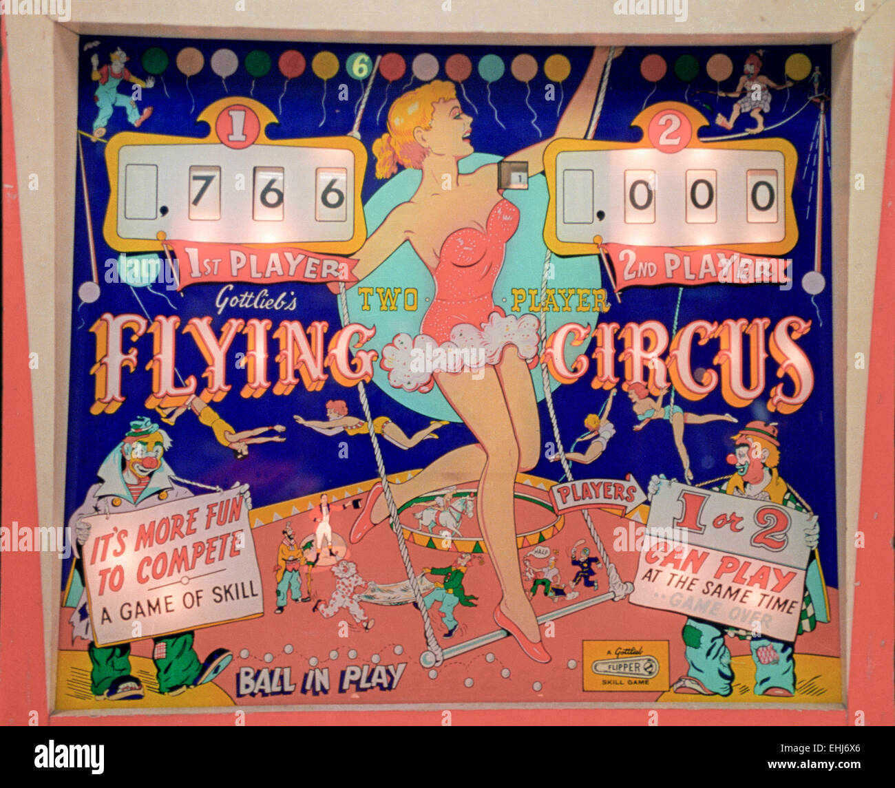 Vintage pinball hires stock photography and images Alamy