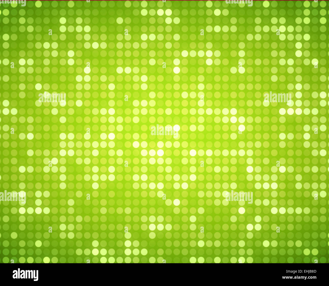 Multiples green dots Stock Photo
