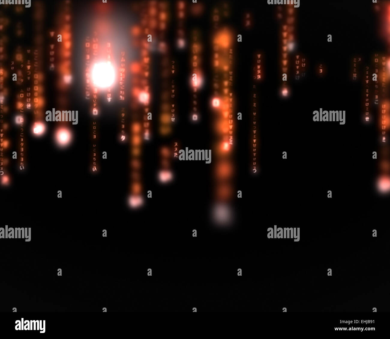 Falling binary code digits hi-res stock photography and images - Alamy