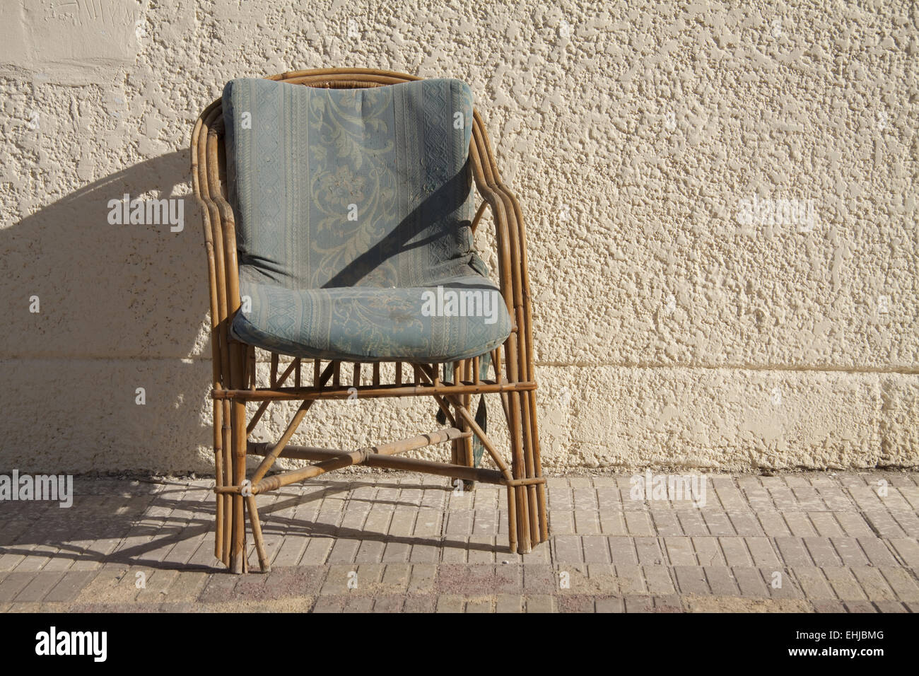 Old wooden chair Stock Photo