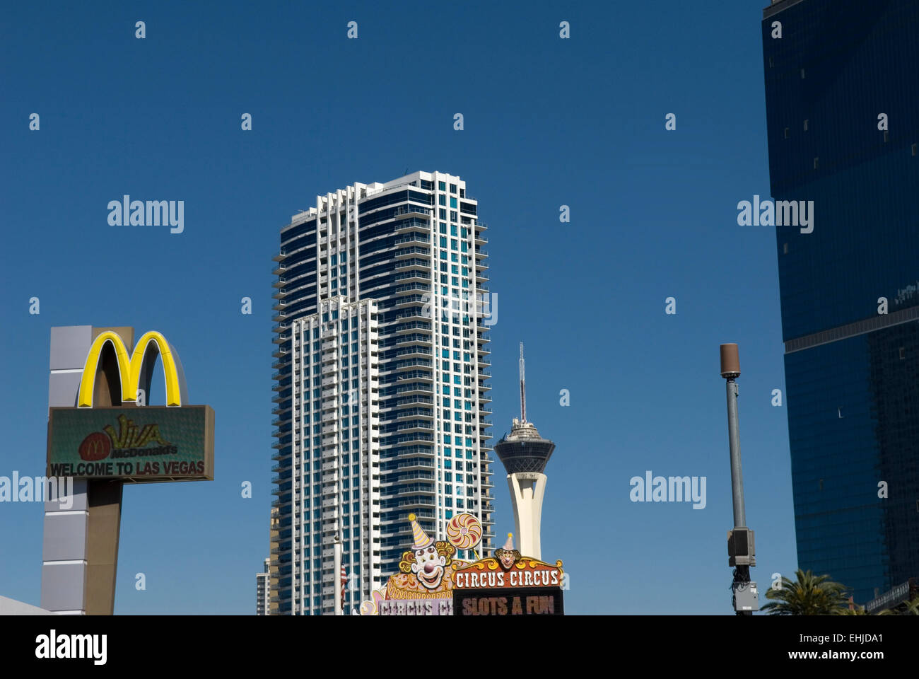 McDonalds sign Las Vegas Nevada USA Stock Photo