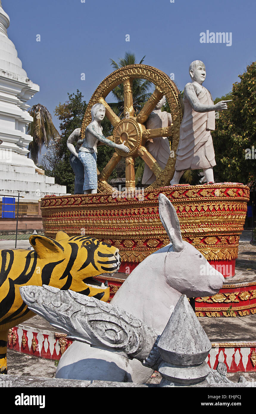 Wat Pa Charoen Tham Stock Photo