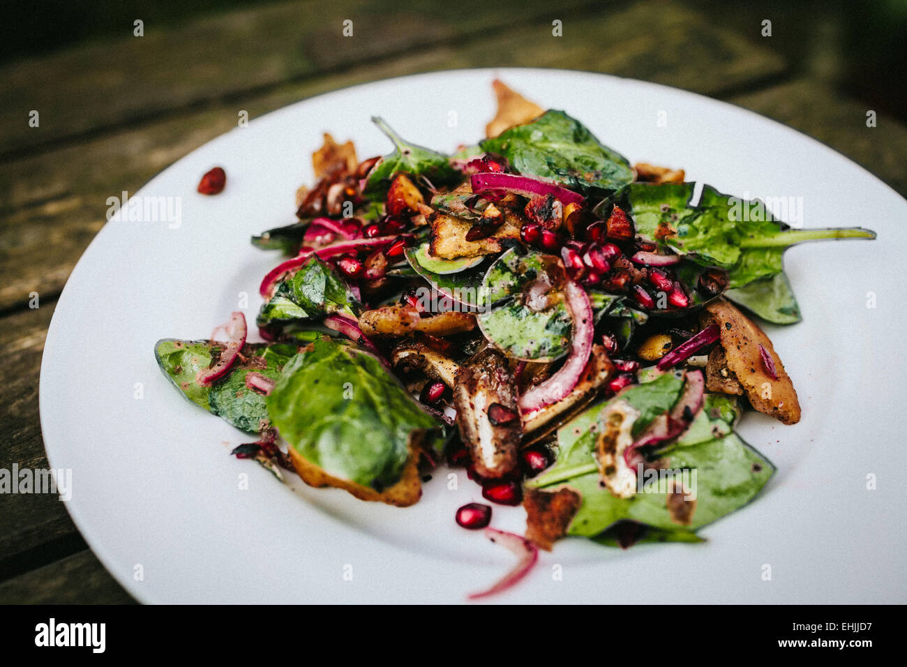 A nutritious fresh summer salad. Stock Photo