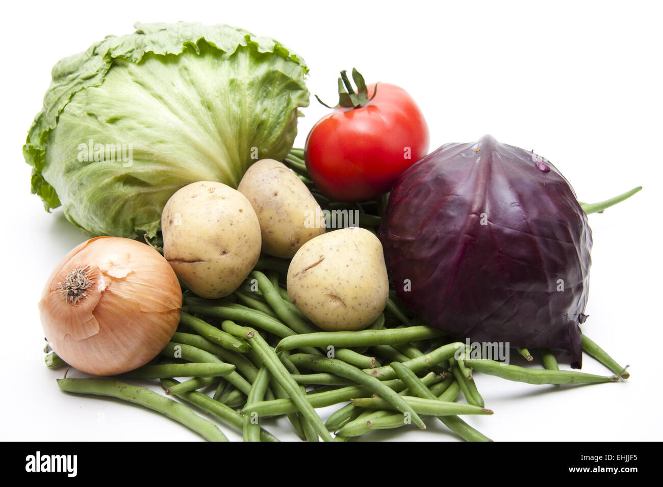 Fresh vegetables from the garden Stock Photo