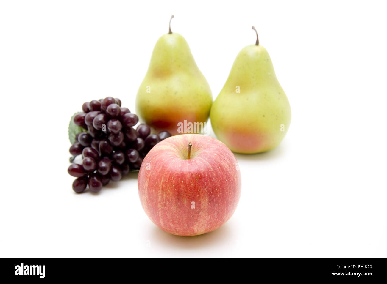 Apple with pears and grapes Stock Photo Alamy