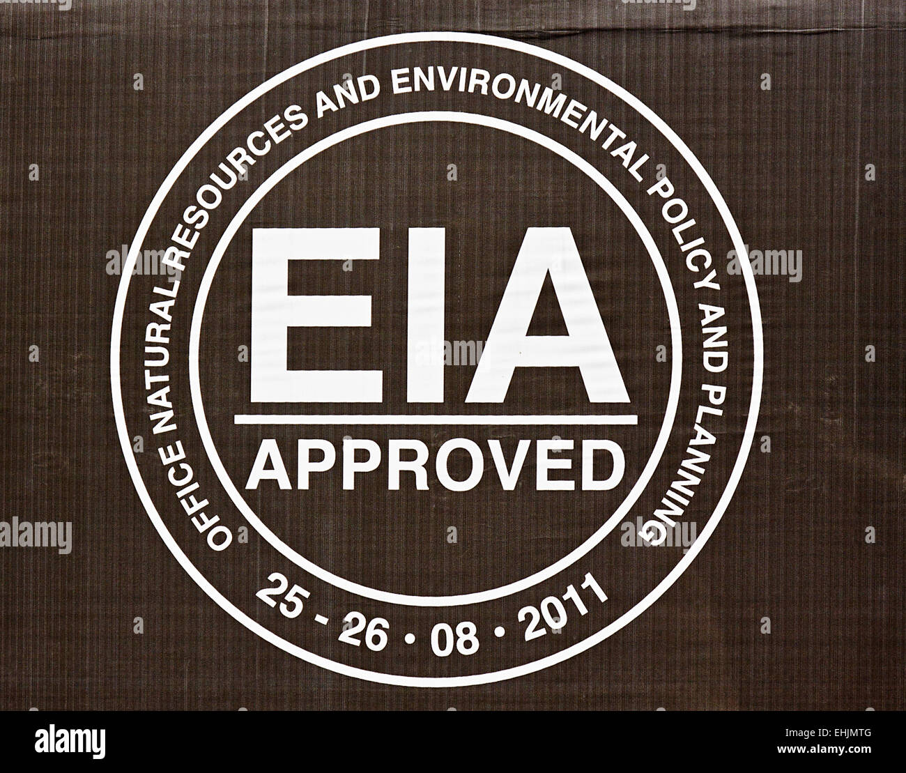 EIA approved Stock Photo