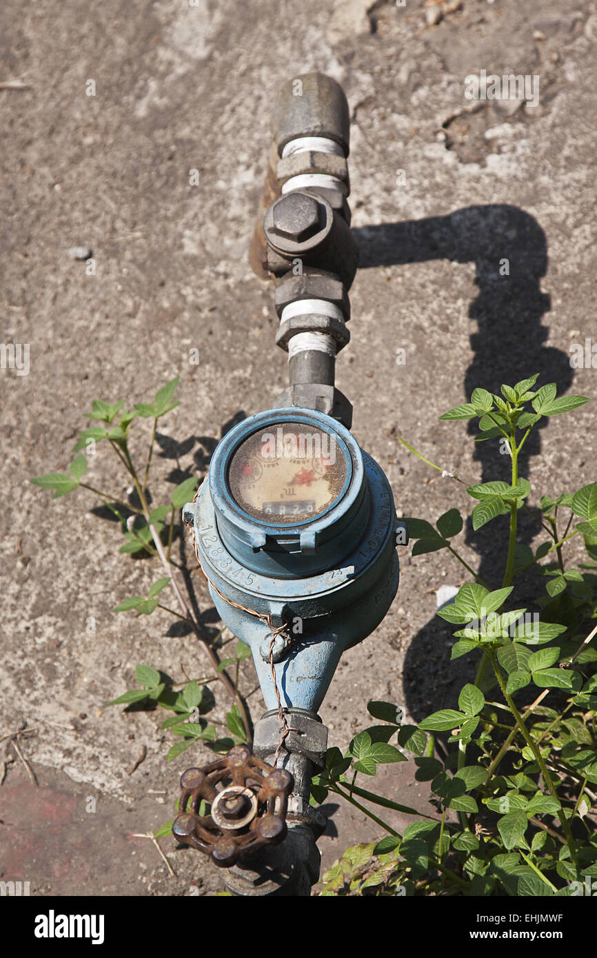 Water meter Stock Photo