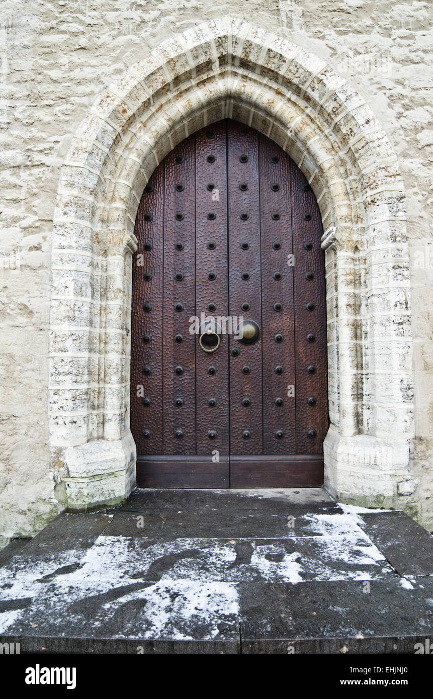 Ancient wooden gate, close up Stock Photo Alamy