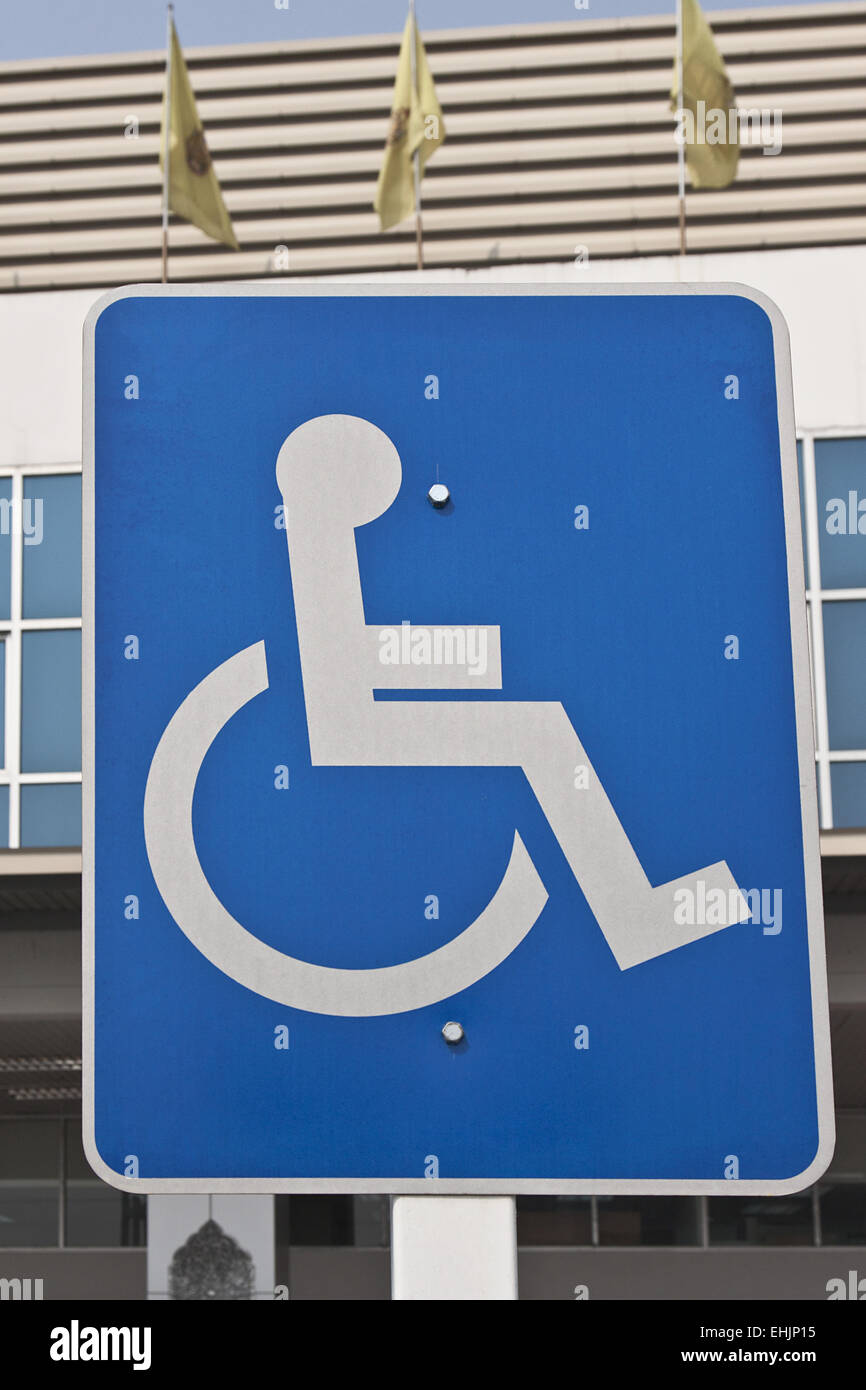 Handicapped Parking Stock Photo