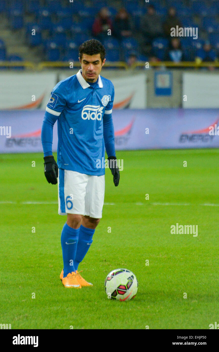 Egidio during the match between FC Dnipro and FC Volyn at Stadium  Dnipro-Arena Stock Photo - Alamy